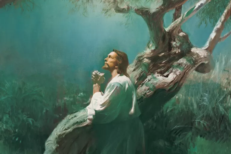 Jesus Praying in Gethsemane
