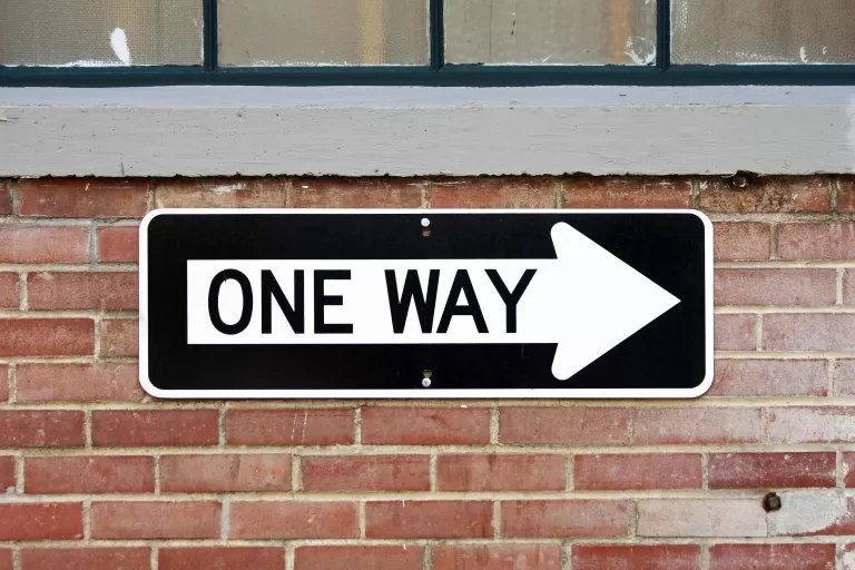 One Way Sign