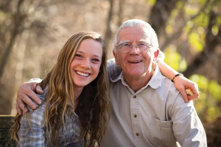 Grandfather and Granddaughter