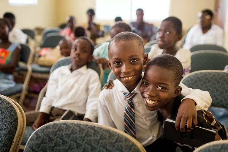 Boys at Church