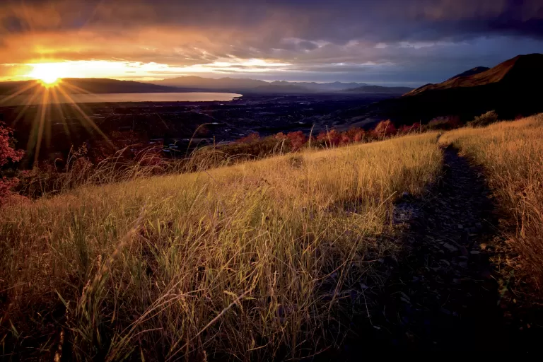 Sunset of Utah Valley